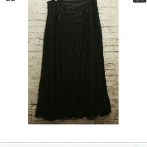 Bebe Black Lace Skirt size Small